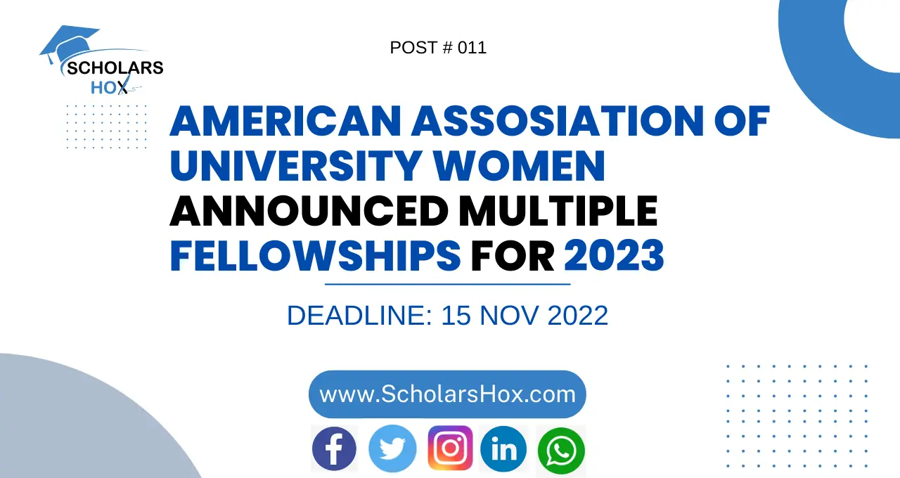 AAUW International Fellowships in USA for Women