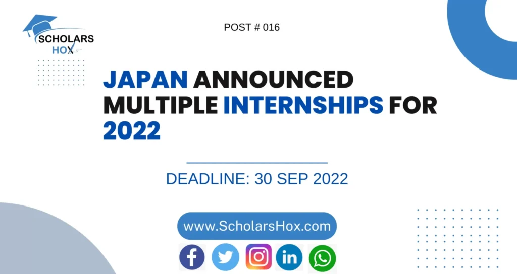 METI Japan Internship Program 2022