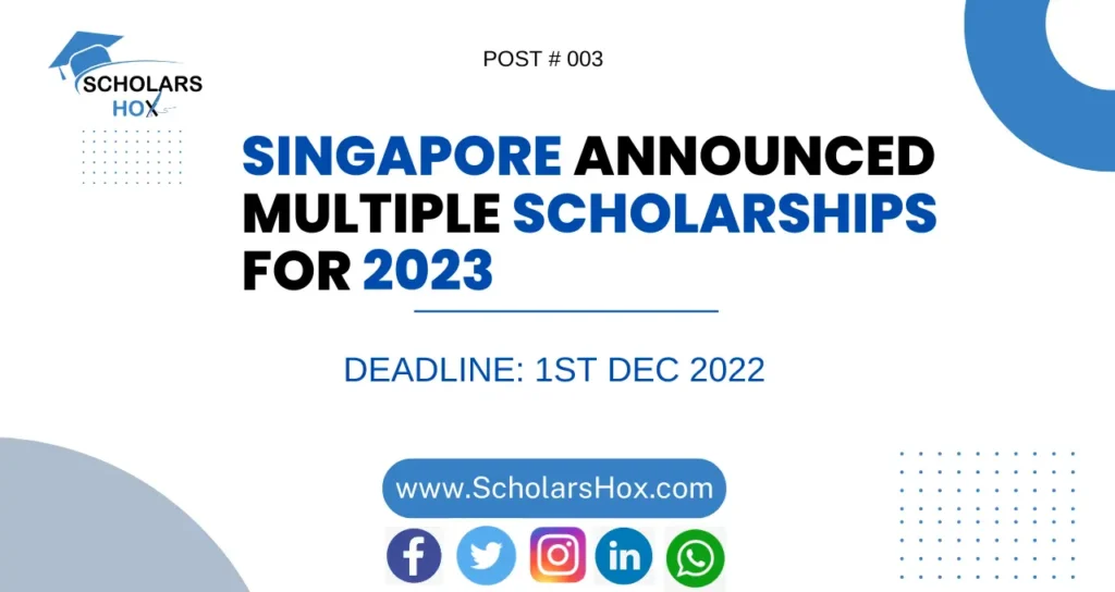 Singapore International Graduate Award (SINGA) Scholarship