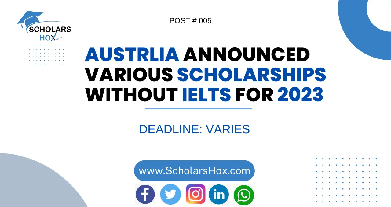 Australian Scholarships Without IELTS