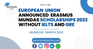 Erasmus Mundus Scholarship